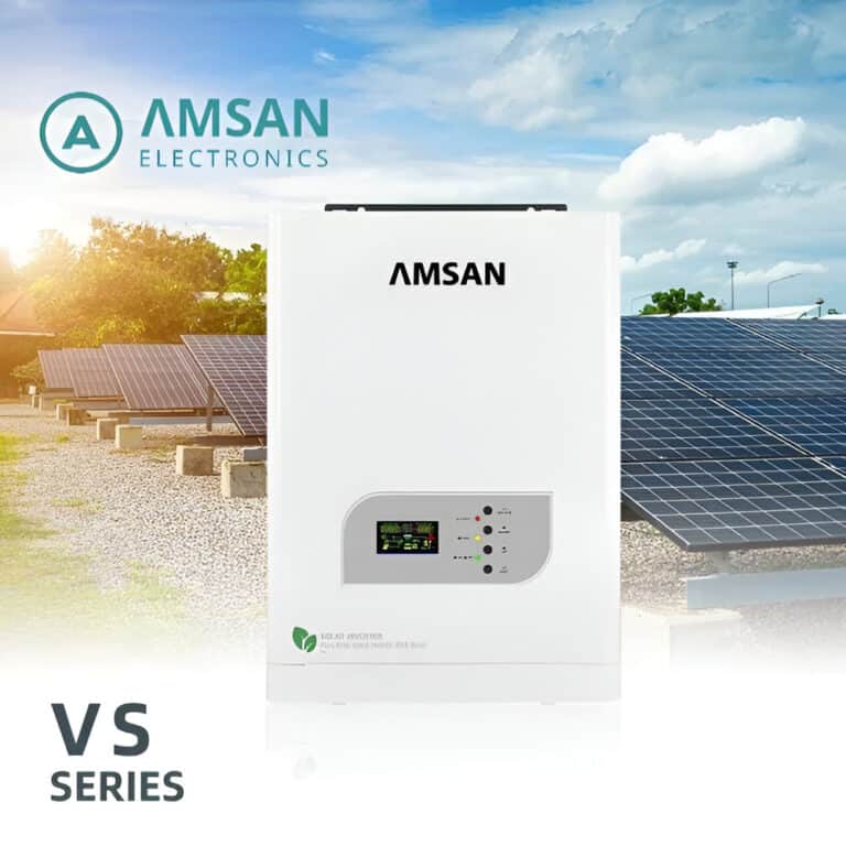 AMSAN Inverter 5kVA 48V Inverter Hybrid MPPT 60A PSW Low Frequency