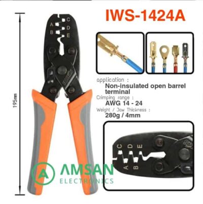 IWISS 1424A 1424B Open Barrel Terminal Wheather Crimping Delphi Metri