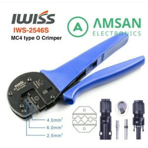 IWISS IWS-2546S Tang Crimping MC4 type O Bulat Round Model 2.5-6mm