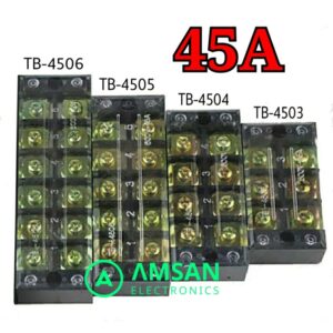 Terminal Block 45A 3-6P 600V