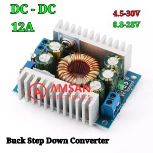Step Down 12A 4.5- 30V Buck Converter Penurun Tegangan