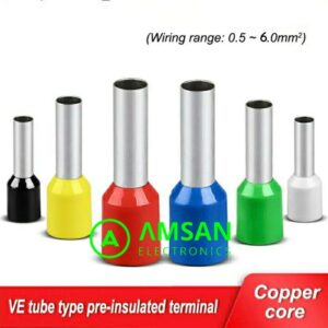 Skun Ferrules 0.5mm 0.75mm 1mm 1.5mm 2.5mm 4mm 6mm Feruless Ferrule