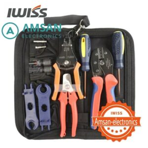 IWISS LY 2546B KIT SET Tang Crimping Pengupas Pemotong Kunci pas MC4 3