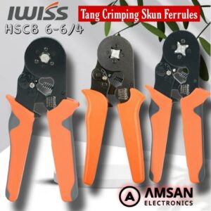 IWISS HSC8 6-6-4 Tang Crimping Ferrules Terminal Skun Ferruless