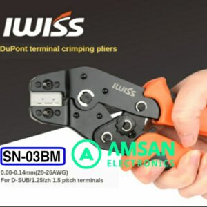IWISS IWS-03BM Tang Crimping Dupont 0.08-0.14mm D-SUB 1.25 ZH1.5