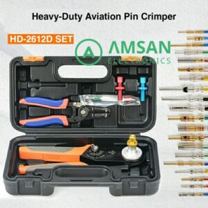 HD-2612D SET Solid Deutsch DT Terminal Tang Crimping 12 16 20 Heavy-Duty AWG 26-12