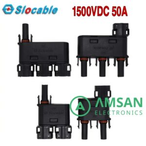 MC4 3in1 2in1 Slocable 50A 3T 2T Cabang Pararel 2 3 Sambungan PV1-F