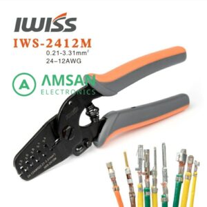 IWISS 2412M 2820M Tang Crimping JAM Molex Tyco JST 24-12 28-20 AWG