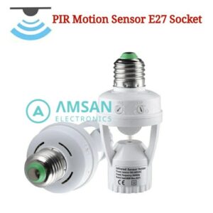Sensor Gerak PIR AC 220V Socket E27 Saklar Lampu Pintar Otomatis