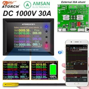ATORCH DT24P 1000V 30A-1000A Digital Display Battery Analyzer Capacity Tester
