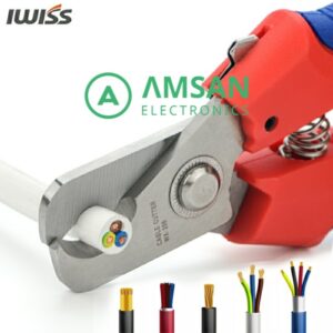 IWISS WX-206 Cable Cutter 6.5 Inchi 24mm Tang Potong Kabel AWG3