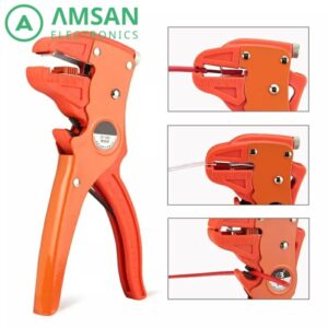 HS 700D Tang Kupas Pengupas Potong Kabel 0.25-6mm Wire Stripper Cutter