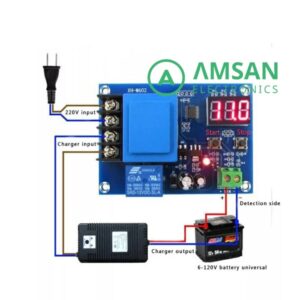 XH-M602 3.7-120V Lithium Battery Charger Controler AC 220V Cut-Off