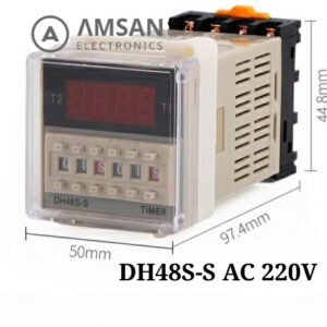 Timer DH48S-S Repeat Cycle Time Relay timer berulang untuk mesin tetas