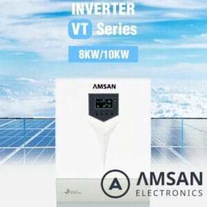 AMSAN Inverter 10000VA Inverter Hybrid 10kVA 48V LF PSW MPPT 120A VT Series