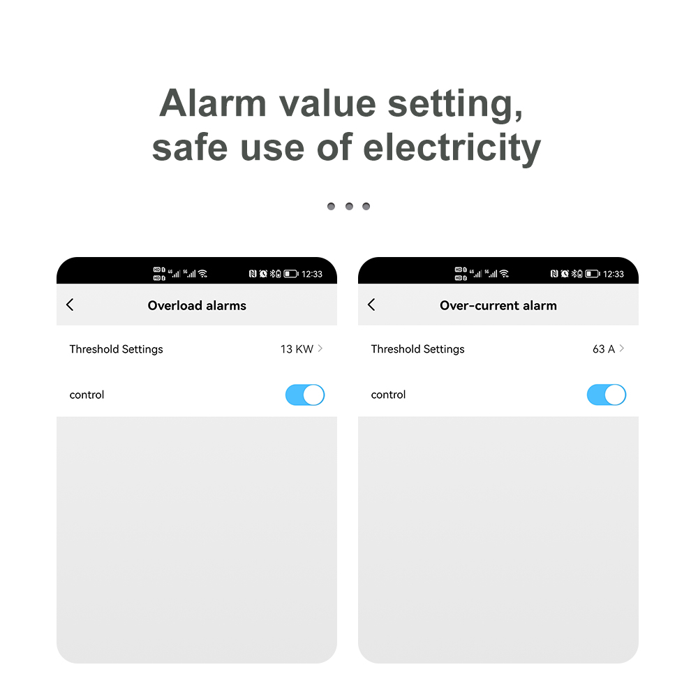 63A smartlife Single Phase WIFI Smart Switch Energy Meter Kwh Metering Monitoring Circuit Breaker Timer Relay MCB TUYA