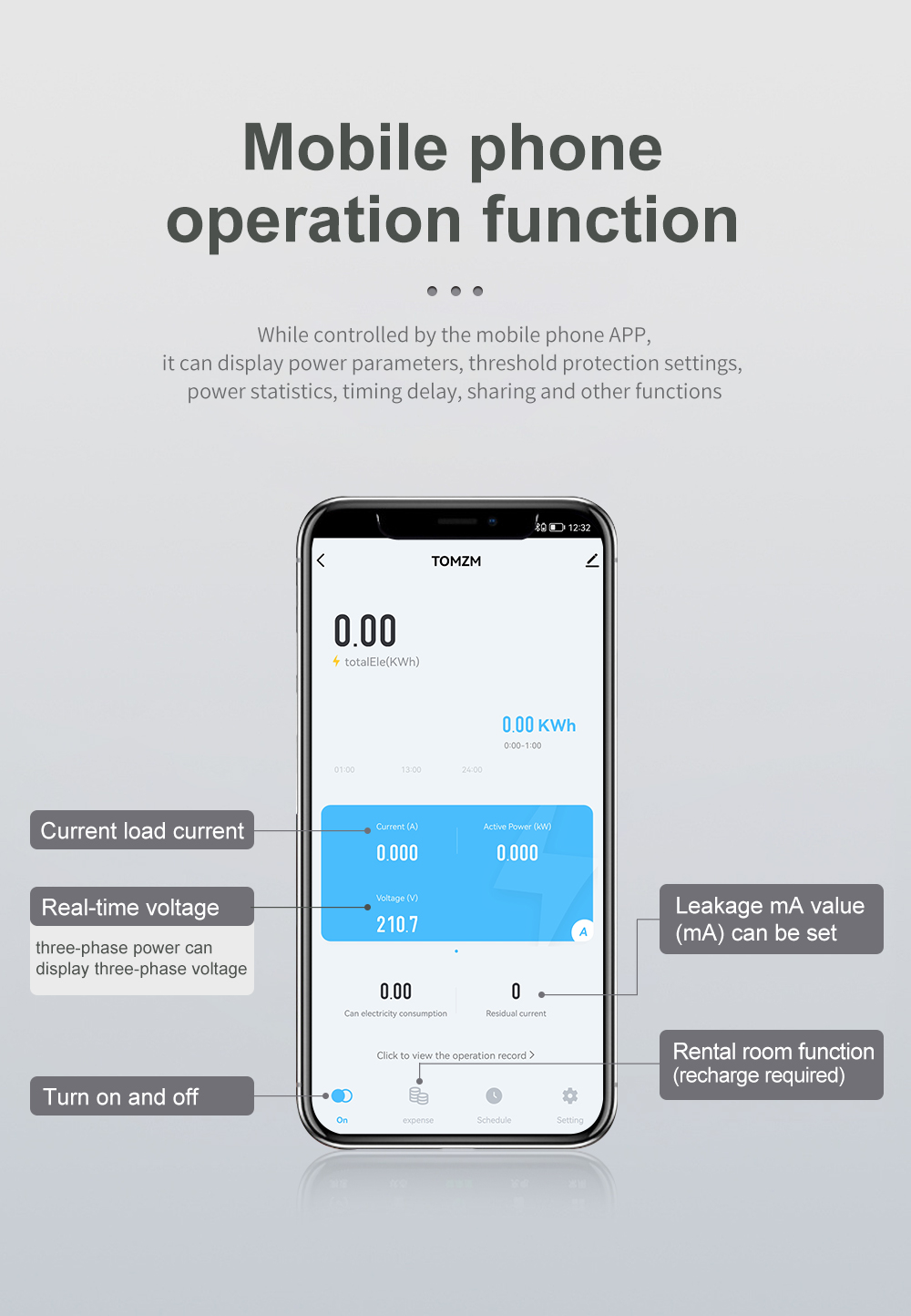 63A smartlife Single Phase WIFI Smart Switch Energy Meter Kwh Metering Monitoring Circuit Breaker Timer Relay MCB TUYA