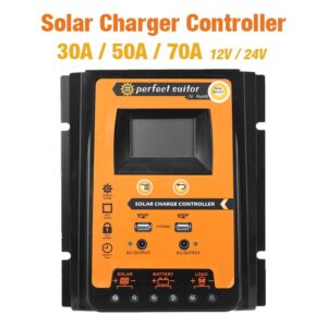 PVSC 30A 50A 70A Perfectsuitor Solar Charger Controller SCC PWM+MPPT