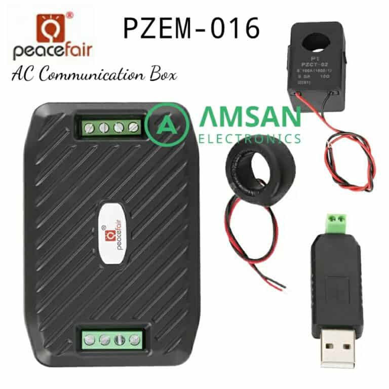 Peacefair PZEM-016 100A AC Communication Module RS485 Multi Meter 6in1