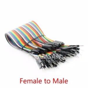 kabel dupont 20 cm male to female untuk arduino