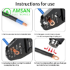 Skun OT Tembaga Murni Cable Lug - Gambar 4