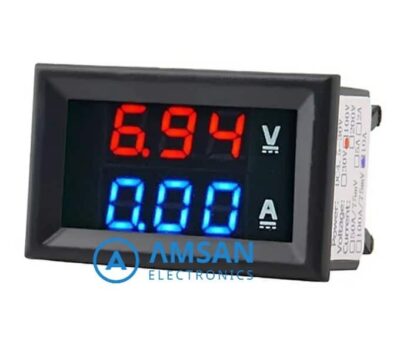 Dual Display Volt Ampere Meter DC 100V 10A 50A 100A Voltmeter Ammeter