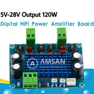 XH M572 Hi-Fi Stereo Power Amplifier Digital Class D TPA3116D2 2X 120W