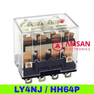 Relay LY4N 4NO 4NC 4X10A dengan LED indikator 14 pin