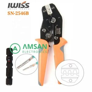 IWISS SN 2546B MC4 Crimping Tool with EDM Jaw