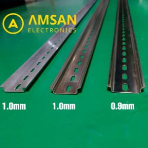Rel MCB Alumunium Besi Dudukan MCB Rail C45 Steel 1.0mm