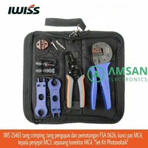 IWISS 2546S Solar Toolkit Tang Crimping Tool Kit Set MC4 MC3