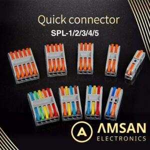 SPL-1-2-3-4-5 Sambungan Kabel Wago Konektor PCT-221-222-223-224-225