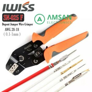 IWISS SN-025 F Terminal Jumper Tang Crimping Dupont Molex CP C-Grid