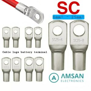 Skun SC Sepatu Kabel Lugs Murni Tembaga