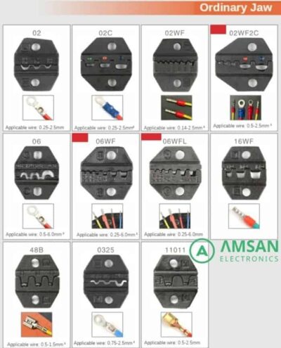IWISS SN LXA Dupont Tang Crimping Tool Pliers Replaceable Dies