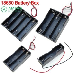 Holder Baterai 18650 Battery Box Case Seri 1 2 3 4 Slot Power Bank DIY