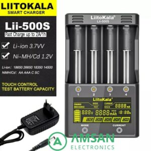 Liitokala Lii-500S 2A Charger Discharge Test Kapasitas 18650 Litokala