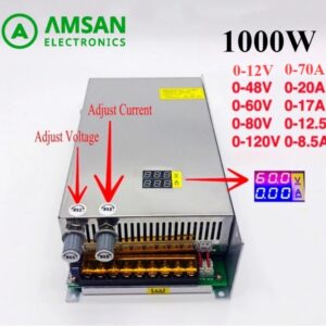 Adjustable Switching Power Supply 12V 24V 36V 48V 60V 80V 120V 1000W