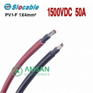 PV1-F 1x4mm 1X 4mm Slocable PV Cable Single Core Kabel Panel Surya PV1F 1 Meter