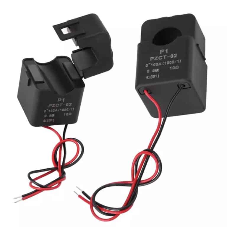 AC Current Transformer PZCT Open Close CT Split CT 100A Peacefair - Gambar 2