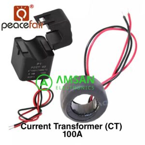 AC Current Transformer PZCT Open Close CT Split CT 100A Peacefair