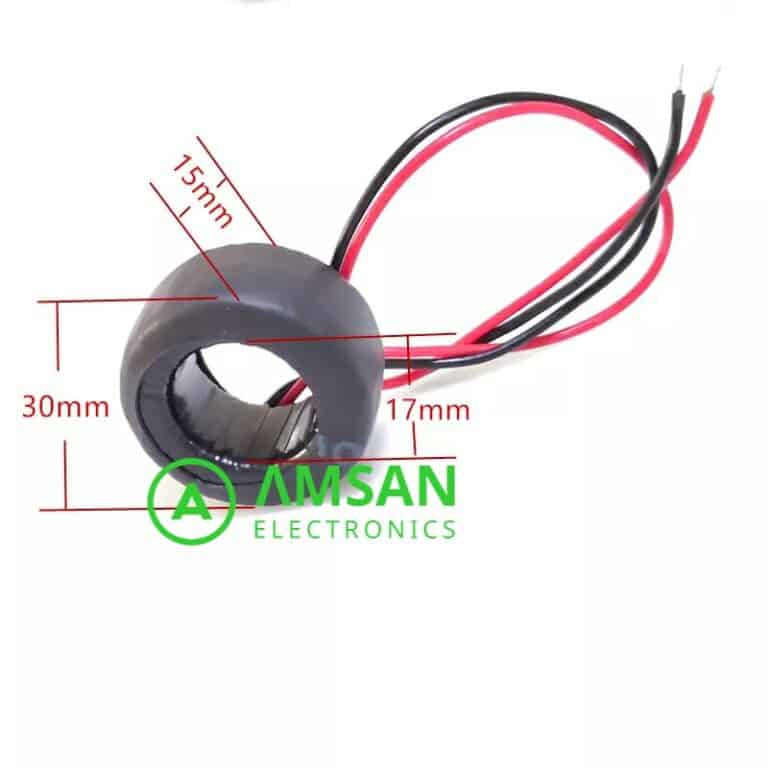 AC Current Transformer PZCT Open Close CT Split CT 100A Peacefair - Gambar 4