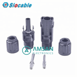 MC4 Connector Slocable 2.5mm 4mm 6mm 10mm Solid Tinned Copper Pins High Current