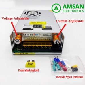Adjustable Power Supply 480W 5V 12V 24V 36V 48V 60V 80V 120V Switching PSU