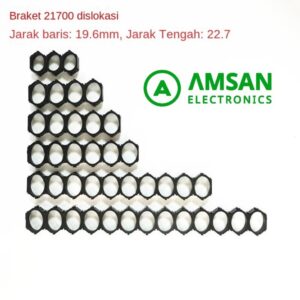 Battery Spacer 21700 Tray 21.2mm 21.7mm Bracket