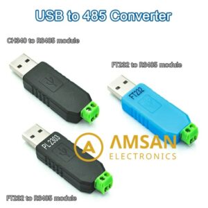 USB to RS485 PL2303 FT232 CH340 Adaptor Konverter Win7 XP Linux Mac OS