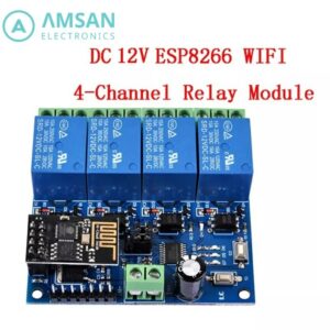 Relay 4 Channel WiFi DC 5V ESP8266 ESP-01 Module For IOT Smart Home