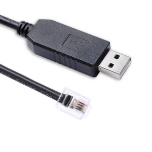 Kabel Komunikasi Konsol Baterai USB RS232 to RJ11 LiFePO4 100Ah 48V