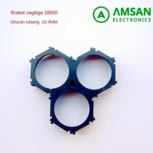 Battery Spacer 18650 Segitiga Tripot Baterai Spacer 1x3 18650 Li-Ion