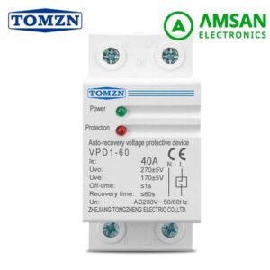 TOMZN VPD1-60 63A 40A 230V DIN Rail Over Under Voltage Protection